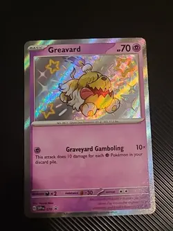 Greavard - SVP070 - Pokemon Scarlet & Violet Promo Ultra Rare Holo Card NM - Image 1