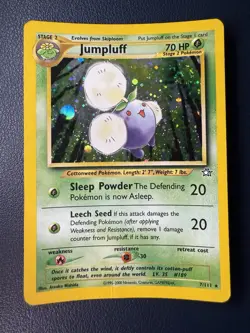 Pokemon TCG Jumpluff 7/111 Neo Genesis Holo HP - Image 2