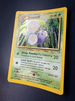 Pokemon TCG Jumpluff 7/111 Neo Genesis Holo HP - Image 3