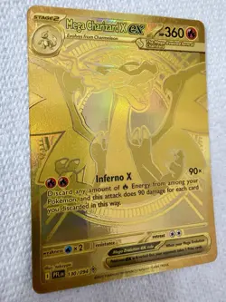 Pokemon Mega Charizard X EX 130/094 Phantasmal Flames Hyper Rare Holo 360 HP - Image 3