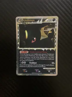 Umbreon Prime HGSS Undaunted 86/90 Holo Ultra Rare 2010 Pokemon Card MP - Image 1