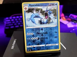 GYARADOS RARE REVERSE HOLO HOLO 040/192 REBEL CLASH POKEMON NM - Image 1