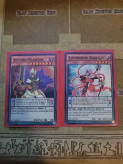 YUGIOH XIANGKE MAGICIAN + XIANGSHENG MAGICIAN MP16 SUPER 1ST ED NM - Image 1