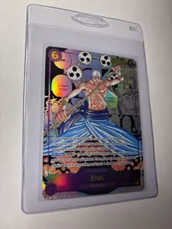 Bandai One Piece TCG Enel OP15-118 Holo (Manga SEC Rare) English - Image 4