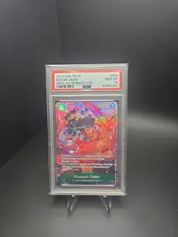 One Piece Paramount War 2023 Kouzuki Oden OP02-030 SR Alt Art English PSA 10 - Image 1