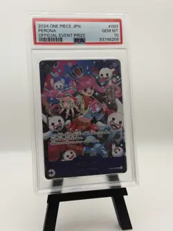 2024 ONE PIECE JAPANESE PROMOS OFFICIAL EVENT PRIZE #093 PERONA PSA 10 - Image 1