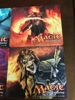 Magic The Gathering Mouse Pad Set of 5 Vintage Wizards Of The Coast NEW! 2006 - Image 2