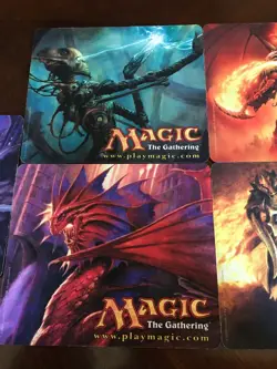 Magic The Gathering Mouse Pad Set of 5 Vintage Wizards Of The Coast NEW! 2006 - Image 3