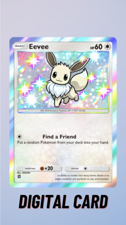 Eevee Shiny Wisdom Of Sea And Sky Pokemon TCG Pocket 1 Star ⭐ (English) - Image 1
