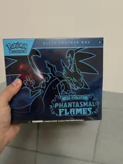 Pokemon TCG Mega Evolution Phantasmal Flames Elite Trainer Box - Image 1