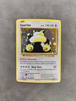 Pokemon TCG Snorlax 🌀SWIRL XY179 Cosmos Holo Promo XY Black Star Promos - LP - Image 1