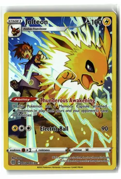 Jolteon ⭐ TG04/TG30 Holo Brilliant Stars Trainer Gallery Pokemon NM - Image 1