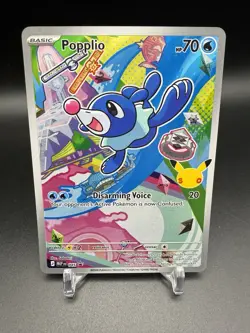 2025 Pokemon MEP Black Star Promos Popplio #045 - Image 1