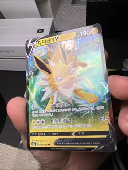 Jolteon V 030/069 RR s6a Eevee Heroes Korean Pokemon TCG NM - Image 5