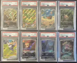 Lot of (8) Pokemon ,All PSA 9, Debbie, Snivy, Feebas, Omanyte Noibat + - Image 1