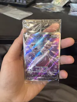 Mewtwo V SWSH229 2022 SWSH Promo Pokemon Go ETB Near Mint NM SEALED - Image 1