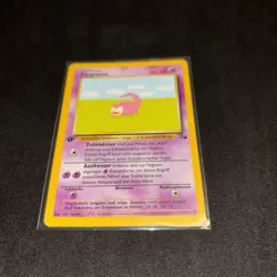 Pokemon Karte Flegmon 1 Edition Base Set Fossil 55/62 NM Deutsch Super 👍 - Image 1