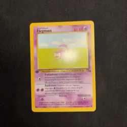 Pokemon Karte Flegmon 1 Edition Base Set Fossil 55/62 NM Deutsch Super 👍 - Image 3