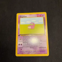 Pokemon Karte Flegmon 1 Edition Base Set Fossil 55/62 NM Deutsch Super 👍 - Image 4