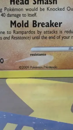 Pokemon TCG 2009 RAMPARDOS 13/127 (Holo Rare) Platinum - Image 2