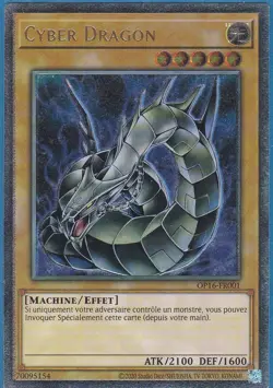Yu-Gi-Oh! Cyber Dragon OP16-FR001 Ultimate Rare COMME NEUF Format Edison !! - Image 1