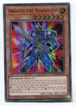 Yu-Gi-Oh! Orgoth the Relentless Gold Ultra Rare BLC1-EN016 englisch - Image 1