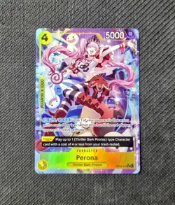 Perona (Alternate Alt Art) OP14-111 R THE AZURE SEA'S SEVEN English One Piece - Image 1