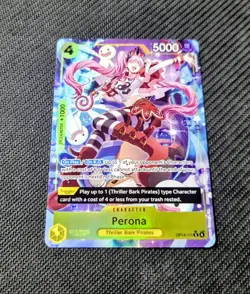Perona (Alternate Alt Art) OP14-111 R THE AZURE SEA'S SEVEN English One Piece - Image 2