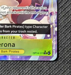 Perona (Alternate Alt Art) OP14-111 R THE AZURE SEA'S SEVEN English One Piece - Image 5