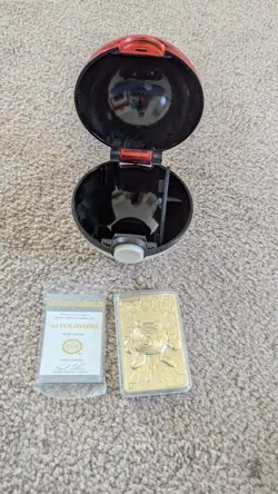 1999 23 k gold plated pokemon cards Poliwhirl - Image 1