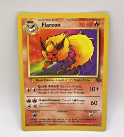 Flareon Jungle 19/64 Vintage Pokemon Card 1999 WOTC LP-NM - Image 1