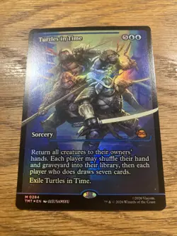 Turtles in Time 0284 Foil M - Teenage Mutant Ninja Turtles TMNT MTG Mint Card - Image 1