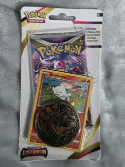 Pokemon Lost Origin Promo Foil Cards Lot Croagunk Scorbunny Turtwig Coins - Image 2