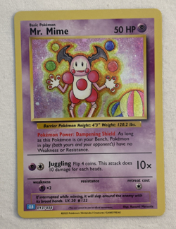 1x Mr. Mime 13/34 Classic Collection Holo Pokemon Card LP - Image 1
