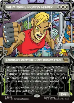 Foil - Sally Pride, Lioness Leader (Showcase) - 225 - NM - EN - Image 1