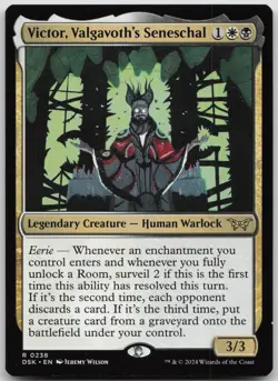 Victor, Valgavoth's Seneschal Duskmourn: House of Horror 238 NM R - Image 1