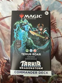 MTG Tarkir: Dragonstorm Temur Roar Commander Deck Brand New Sealed English Magic - Image 1