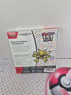 Alakazam EX Collection Pokemon Scarlet & Violet 151 Sealed - Image 3