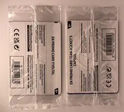 Pokemon TCG - Zapdos EB Games Stamped Promo 070/182 & Yveltal 088/132 SEALED - Image 2