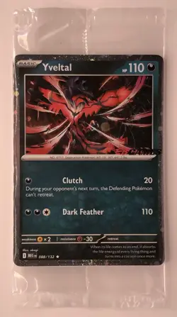 Pokemon TCG - Zapdos EB Games Stamped Promo 070/182 & Yveltal 088/132 SEALED - Image 4