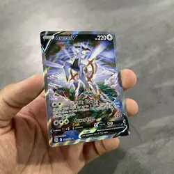 Arceus V 166/172 Alternate Art Full Art Brilliant Stars Pokemon Card TCG Holo - Image 2