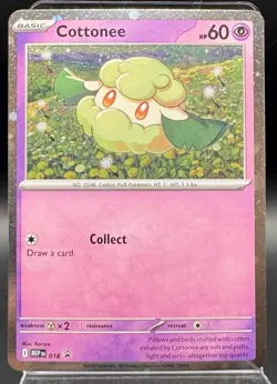 Cottonee MEP 018 Whimicott MEP 019 Cosmos Promo set Phantasmal Flames Pokemon NM - Image 2