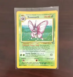 Pokemon Venomoth Jungle 13/64 Holo Rare 1999 Unlimited WotC 70 HP Stage 1 - Image 1