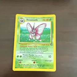 Pokemon Venomoth Jungle 13/64 Holo Rare 1999 Unlimited WotC 70 HP Stage 1 - Image 3