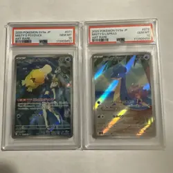 PSA 10 Pokemon Card Misty’s Psyduck Lapras AR SEQ set 072/063 sv9a Japanese - Image 1