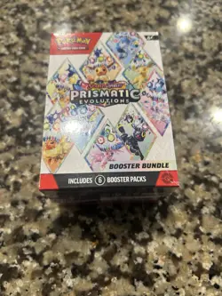 Pokemon Prismatic Evolutions Booster Bundle Box 6 Booster Packs sealed - Image 1