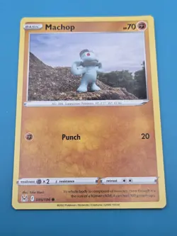 Machop 086/196 Regular Pokemon TCG Lost Origin NM - Image 1