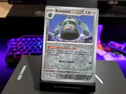 BRONZONG UNCOMMON REVERSE HOLO 067/131 PRISMATIC EVOLUTIONS POKEMON NM - Image 1