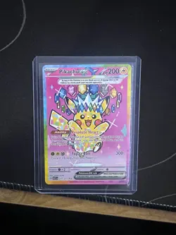 Pokemon TCG Pikachu ex 277/217 Ascended Heroes SIR Special Illustration Rare NM - Image 1