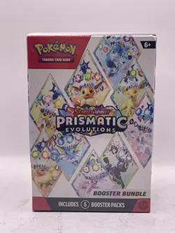 Pokemon TCG Scarlet & Violet Prismatic Evolutions Booster Bundle SEALED - Image 1